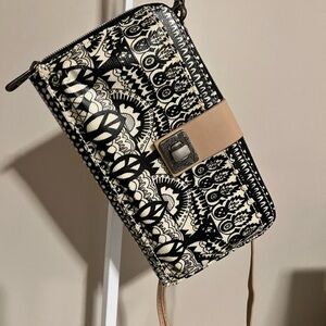 Sakroots Women's Large Coated Canvas Smartphone Crossbody Bag